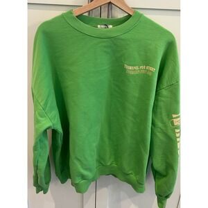 Pull & Bear mushroom‎ sweatshirt Artsy Quirky Bright alternative Modern Hippy